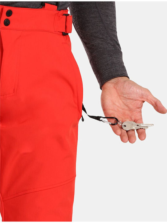 Kilpi Rhea-m UM0409KI-RED Ανδρικό Παντελόνι Σκι & Snowboard Soft Shell Κόκκινο