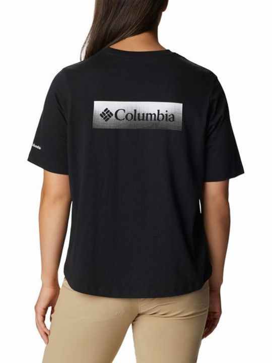 Columbia North Cascades Damen T-shirt Polka Dot Black