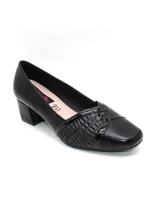 La Bottine Souriante Ang Leder Pumps Schwarz