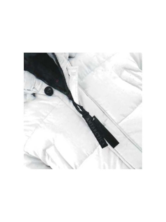 Jeremy Boy Men's Winter Jacket White