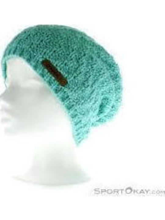 Beanie Γυναικείος Σκούφος Πλεκτός σε Τιρκουάζ χρώμα