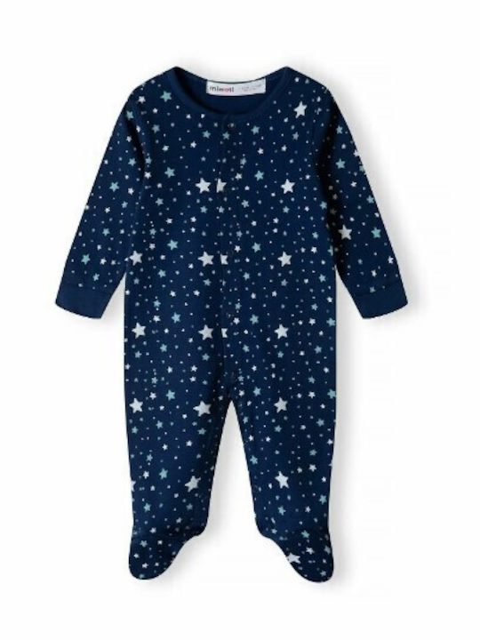 Minoti Baby Bodysuit Set BLUE