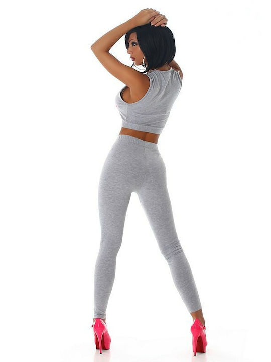 LX Fashion Set Women's Leggings Grey