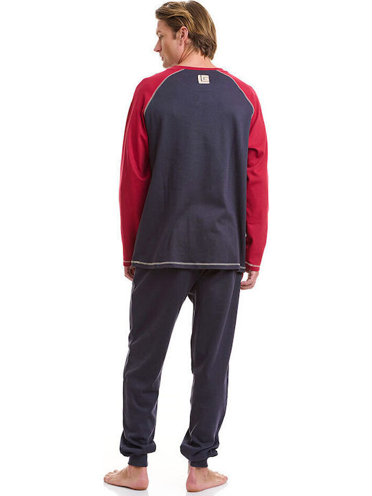 Guy Laroche Men's Winter Pajamas Set Blue