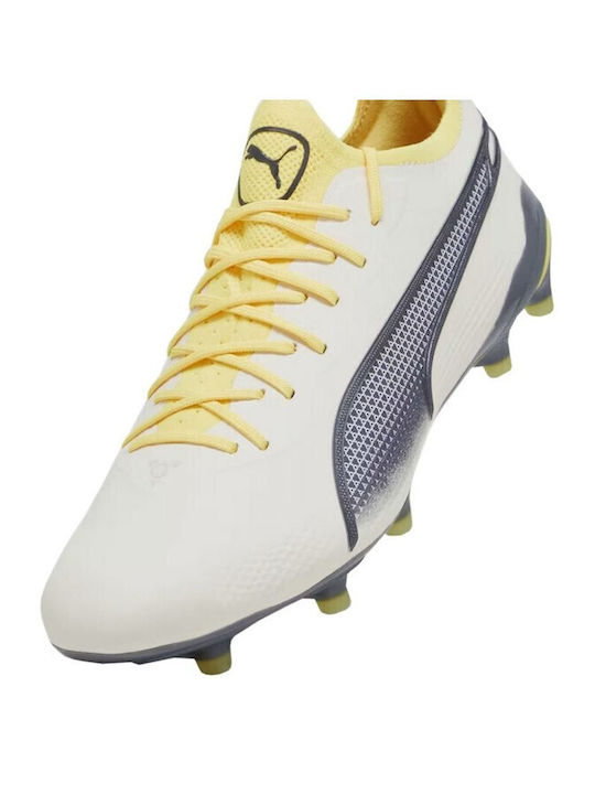PUMA King Ultimate Football Shoes with Cleats Yellow
