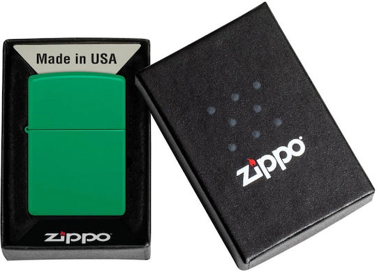 Zippo Classic Windproof Lighter Flame in Green Color