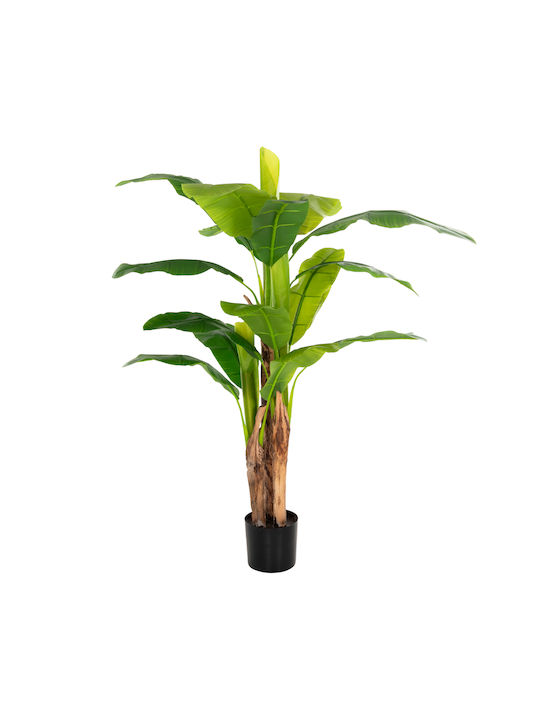 Plantă Artificială în Ghiveci Mic Musa Green 17cm HomeMarkt
