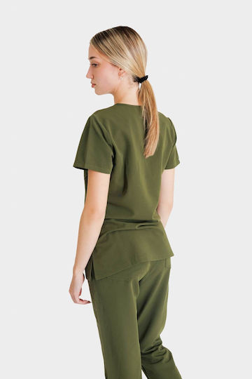 Dr. Scrub Femei Pantaloni medicali Kaki
