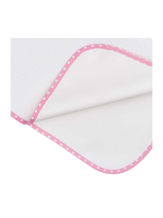 Bunny Bebe Burp Cloth Pink