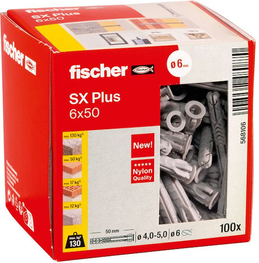 fischer Sx Oops Plastic 6x50mm
