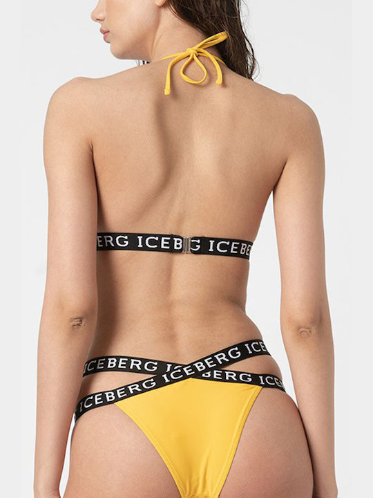 Iceberg Triangle Bikini Top Yellow