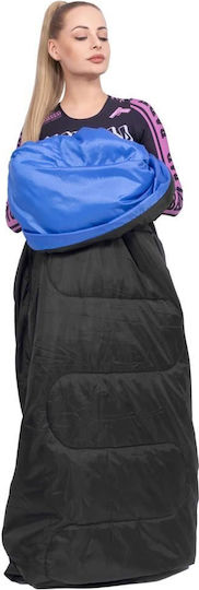 Springos Schlafsack Einzeln Black