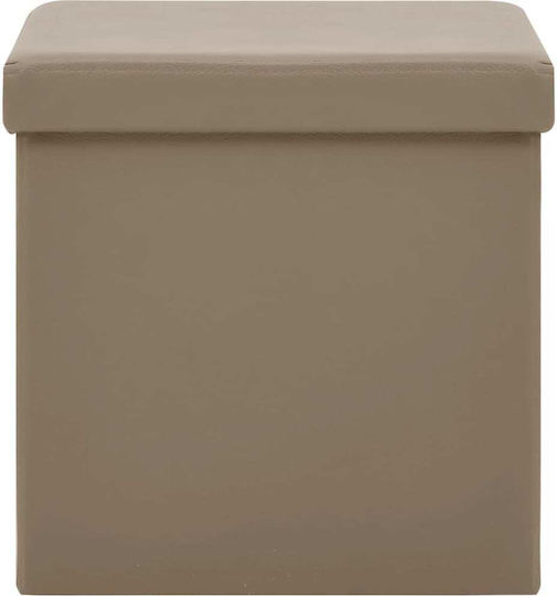 vidaXL Wooden Storage Box with Lid Brown 38x38x38cm 2pcs