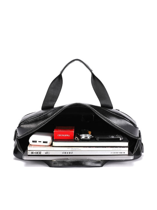 Leather Men's Briefcase Black