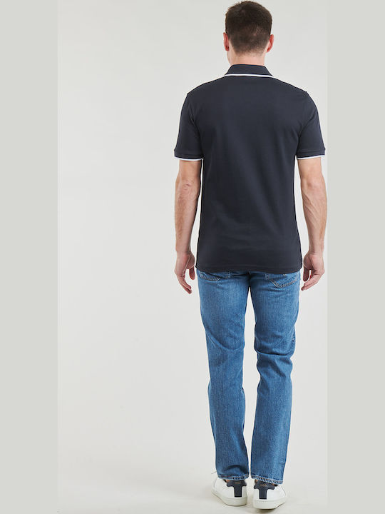 Herrenblusen Polo T-Shirt in Marineblau