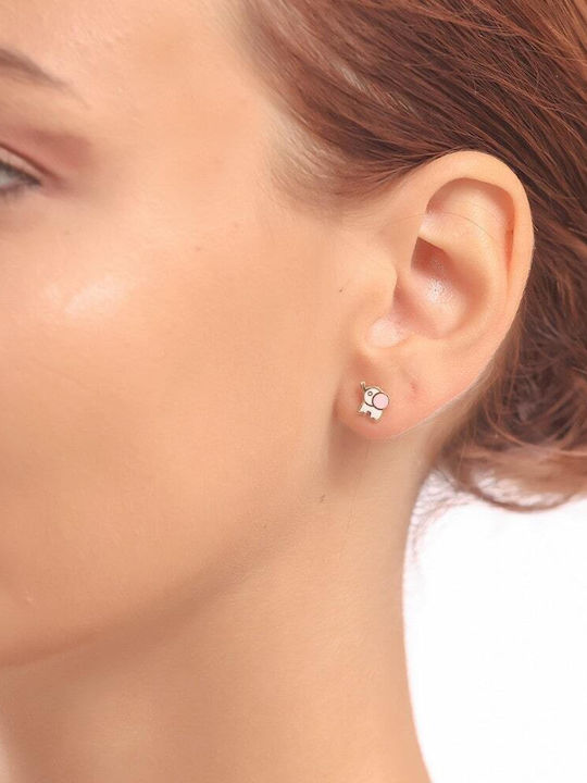 Eforo Kids Earrings Studs from Gold 14K