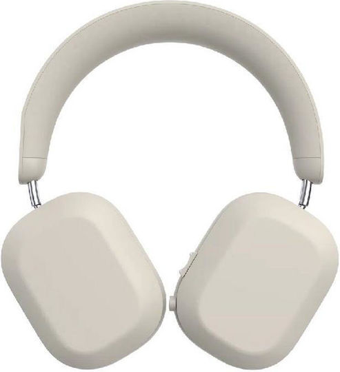Mondo M1003 Wireless / Wired Over Ear Headphones with 45 hours of Operation and Quick Charge Greige