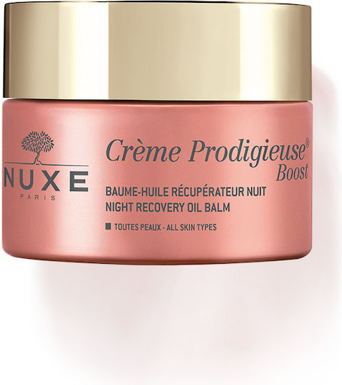 Nuxe Prodigieuse Boost Recovery Oil Balm Προσώπου Νυκτός για Ενυδάτωση, Ανάπλαση & Ατέλειες με Υαλουρονικό Οξύ 50ml