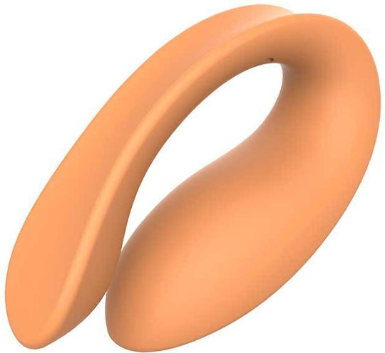 Dream Toys Vibrator für Paare mit Fernbedienung 6.5cm Orange