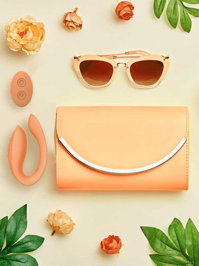 Dream Toys Vibrator für Paare mit Fernbedienung 6.5cm Orange