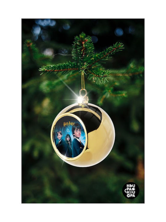 Harry Potter And The Philosopher's Stone Christmas Ball Ornament Gold