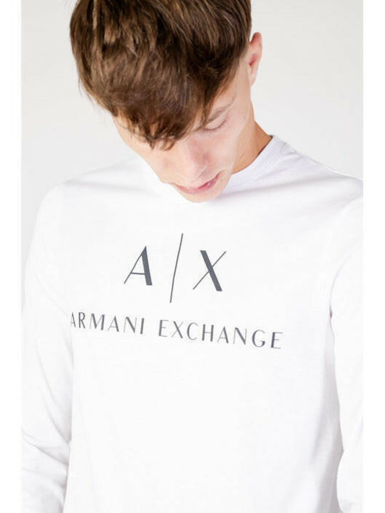 Armani Exchange Herren Langarmshirt Schwarz