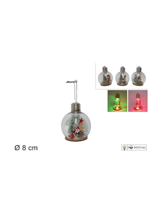 Due esse Weihnachtsbaum-Anhänger Kugel Ornament Beleuchtet