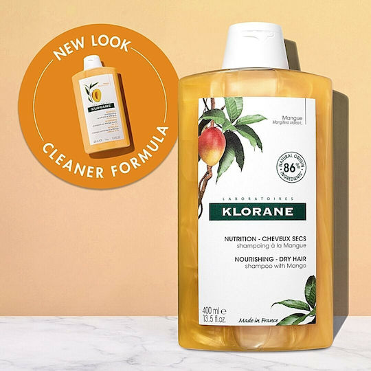 Klorane Mango Подхранващ Шампоан Възстановяване/Подхранване За Суха Коса 400ml