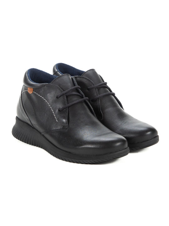 On Foot Women's Ankle Boots Platform Black