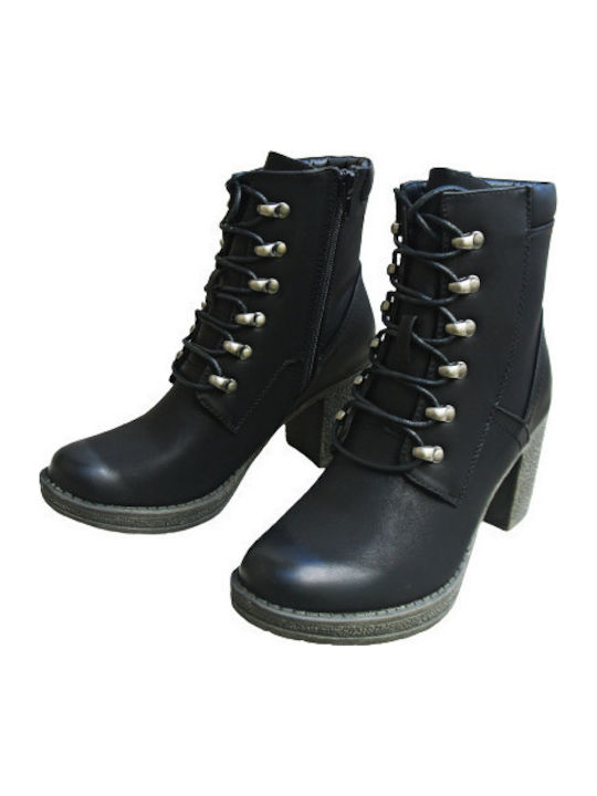 Stiefeletten Damen Schwarz