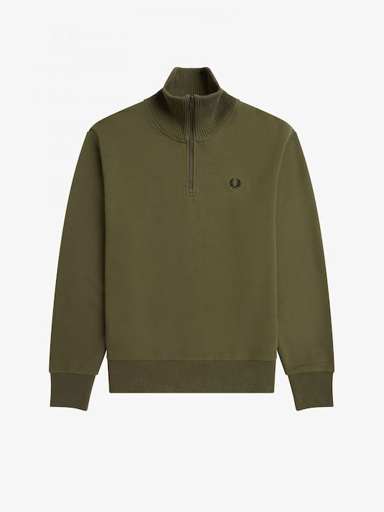 Fred Perry Herren Sweatshirt Uniform Green