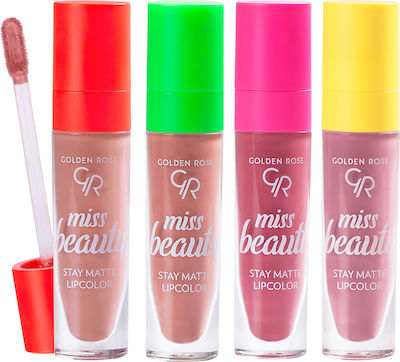 Golden Rose Miss Beauty Stay Matte Flüssig Lippenstift Matt