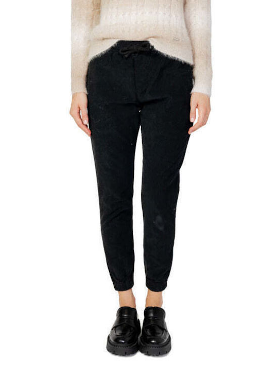 Hanny Deep Women's Cotton Trousers Black