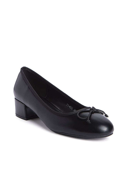 Keep Fred Synthetic Leather Black Medium Heels