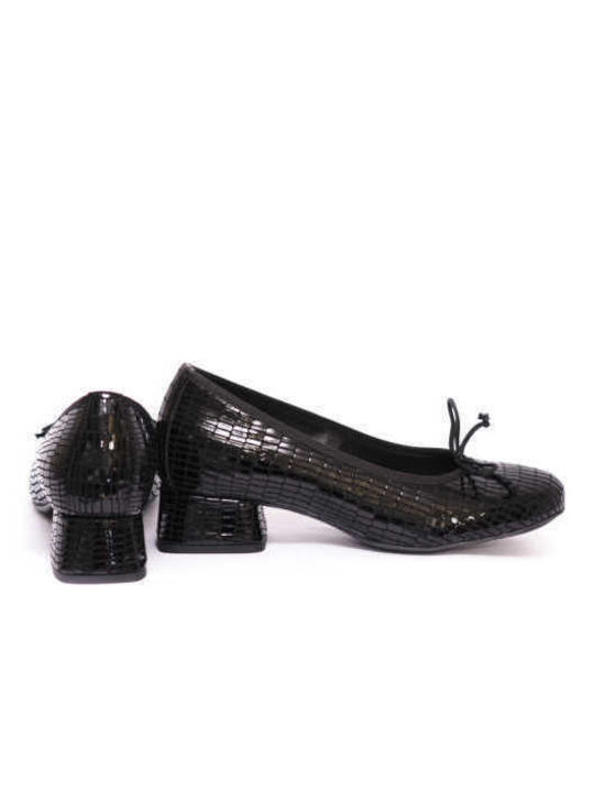 Dchicas Anatomic Leather Black Heels