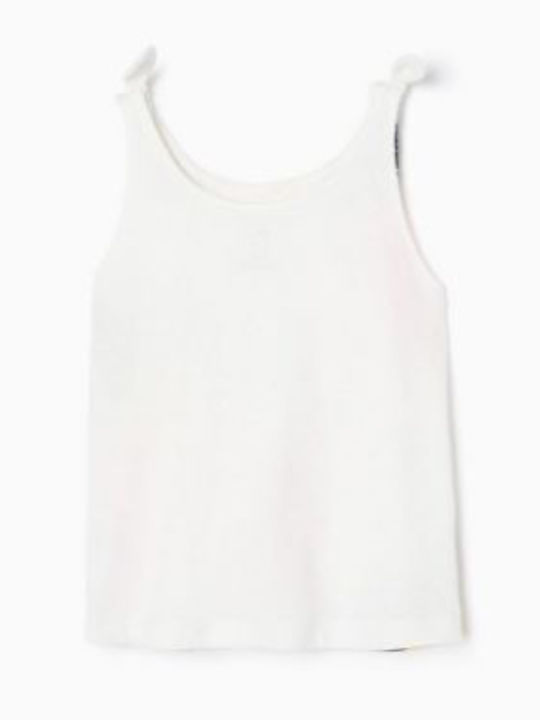 Zippy Kids Blouse Sleeveless White.