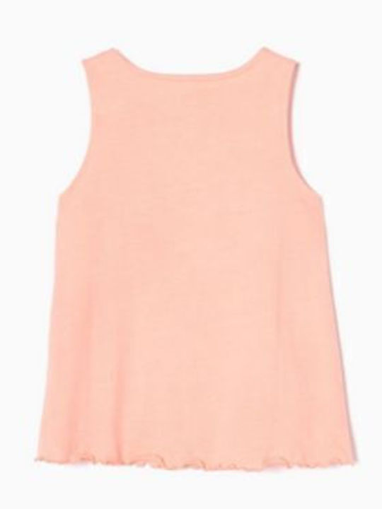 Zippy Kids Blouse Sleeveless Coral.