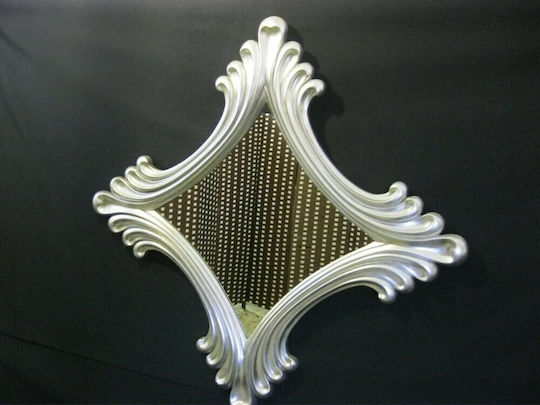 Epiplo-Fos 0200009 Wandspiegel Rechteckig Silber 100x100cm
