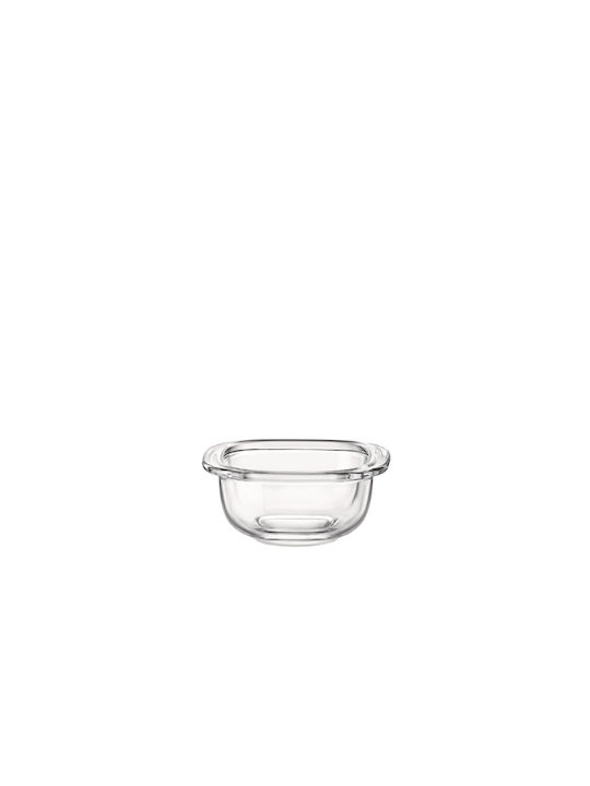 Max Home Serving Bowl Round Glass Transparent with Diameter 9.2cm 6pcs