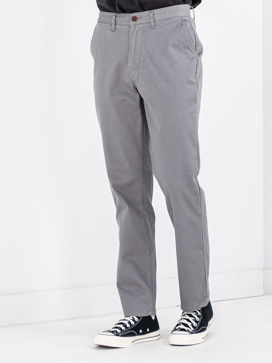 Trousers Chino Elastic Gray