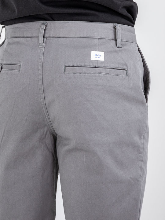 Trousers Chino Elastic Gray
