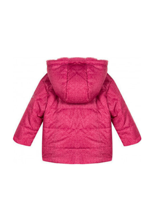 Kinder Freizeitjacke mit Futter & Kapuze Rosa