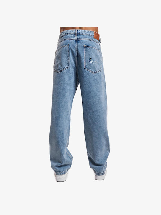 Karl Kani Herren Jeanshose in Baggy Linie Vintage Mid Blue