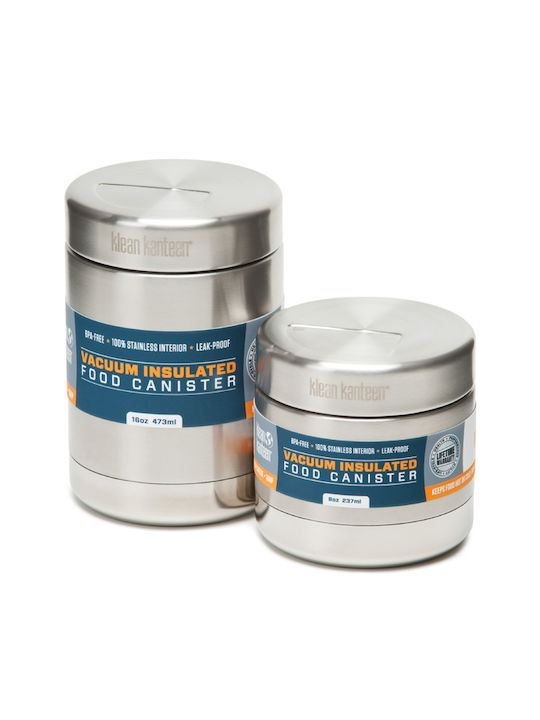 Klean Kanteen Δοχείο Φαγητού Inox Θερμός Ασημί 236ml