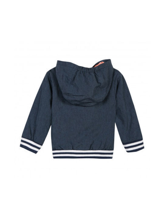 3 Pommes Kinderjacke Winddicht Blau