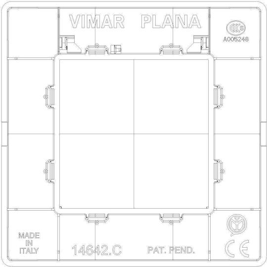 Vimar in Weiß Farbe 14642.C.01