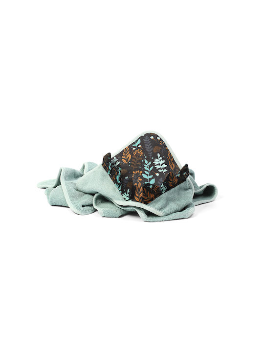 Babyono Baby Bathrobe Hooded 100x100cm