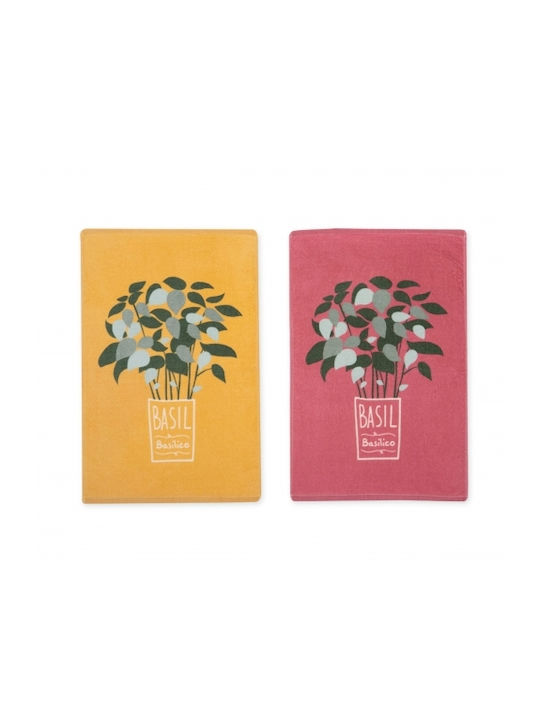 Nef-Nef Homeware Vasiliko Tea Towel from 100% Cotton in Purple Color 40x60cm