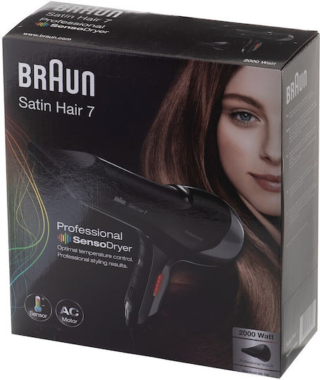 Braun Satin Hair 7 Profesional Uscător de Păr 2000W