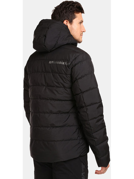 Kilpi Herren Winter Jacke Lässig Wasserdicht ΜΑΥΡΟ